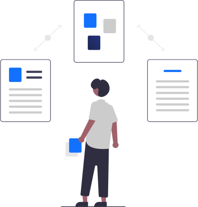 User applies design elements from a component library to format documents, useful for consistent edgar filing submission