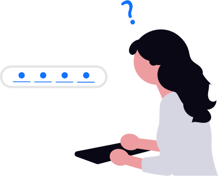 Person confused, trying to remember a password for an EDGAR account, with a password field showing dots