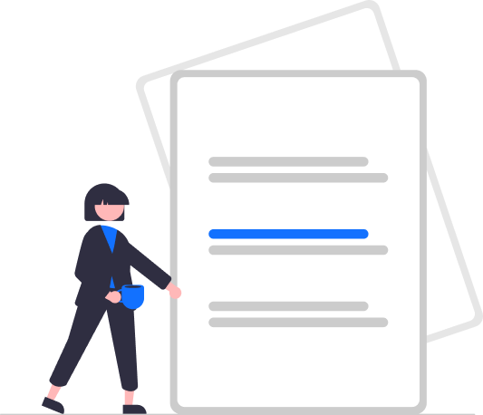 Businesswoman reviewing documents, one with a highlighted line, illustrating Why 10-Q and 10-K Filing importance